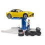 Bruder Service auto cu decapotabila sport Bruder - 2
